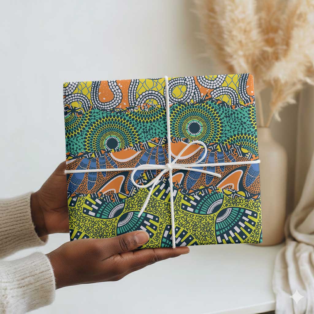 Africa Tribal Mixed Pattern Wrapping Paper - African Pride