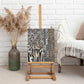 Africa Tribal Pattern Mixed Leopard Skin Canvas Wall Art - African Pride