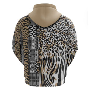 Africa Tribal Pattern Mixed Leopard Skin Hoodie - African Pride