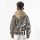 Africa Tribal Pattern Mixed Leopard Skin Kid Hoodie - African Pride