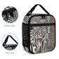 Africa Tribal Pattern Mixed Leopard Skin Lunch Bag