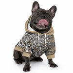 Africa Tribal Pattern Mixed Leopard Skin Pet Hoodie