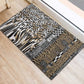 Africa Tribal Pattern Mixed Leopard Skin Rubber Doormat - African Pride