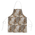African Wild Animal Skins Apron Leopard Pattern