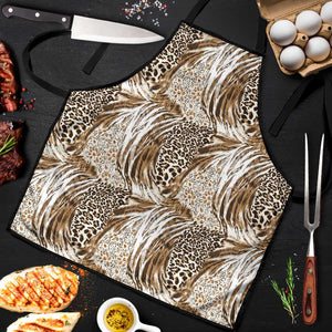 African Wild Animal Skins Apron Leopard Pattern