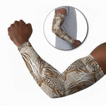 African Wild Animal Skins Arm Sleeves Leopard Pattern