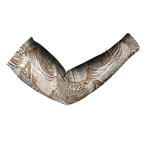 African Wild Animal Skins Arm Sleeves Leopard Pattern