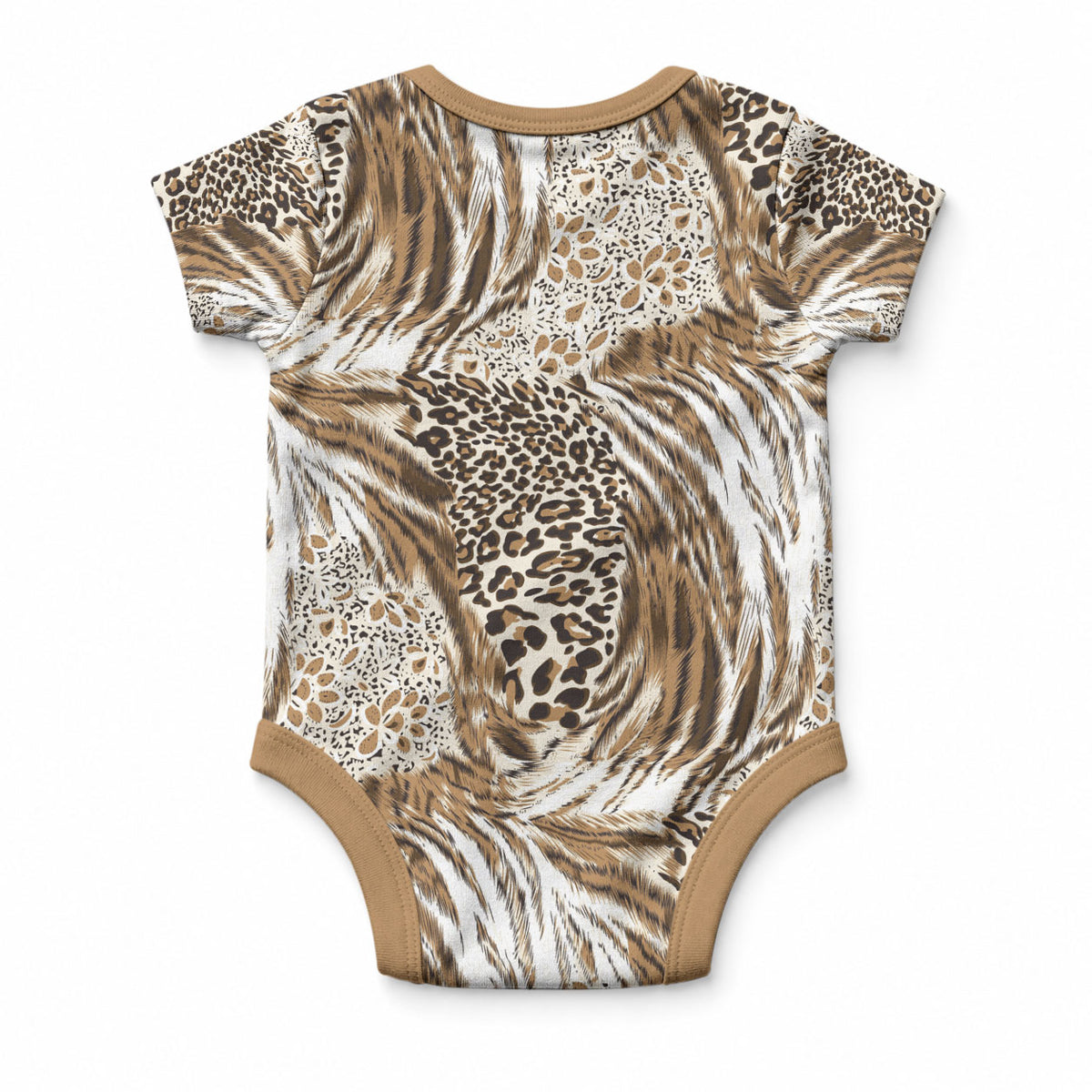 African Wild Animal Skins Baby Onesie Leopard Pattern