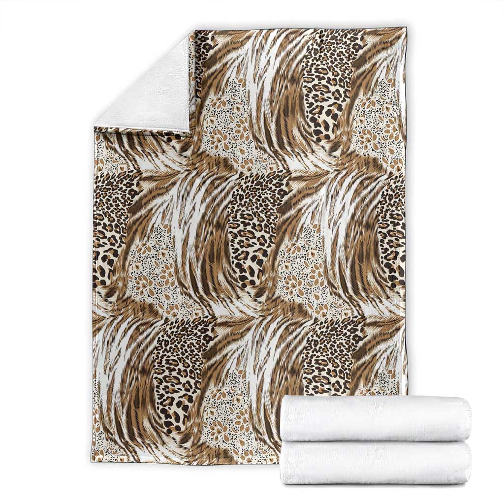 African Wild Animal Skins Blanket Leopard Pattern - African Pride