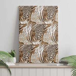African Wild Animal Skins Canvas Wall Art Leopard Pattern - African Pride