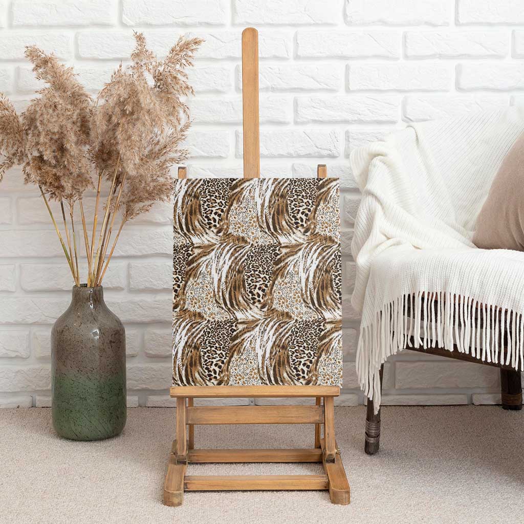 African Wild Animal Skins Canvas Wall Art Leopard Pattern - African Pride