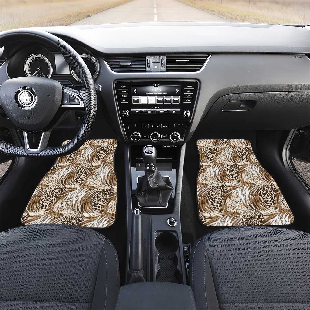 African Wild Animal Skins Car Mats Leopard Pattern - African Pride