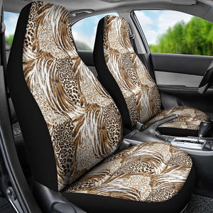 African Wild Animal Skins Car Seat Cover Leopard Pattern - African Pride