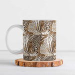 African Wild Animal Skins Ceramic Mug Leopard Pattern