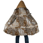 African Wild Animal Skins Cloak Leopard Pattern