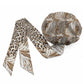 African Wild Animal Skins Easy Headwrap Leopard Pattern