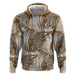 African Wild Animal Skins Hoodie Leopard Pattern - African Pride