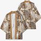 African Wild Animal Skins Kimono Leopard Pattern