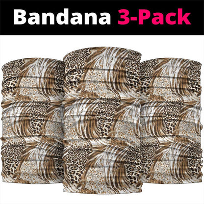 African Wild Animal Skins Neck Gaiter Leopard Pattern LT9