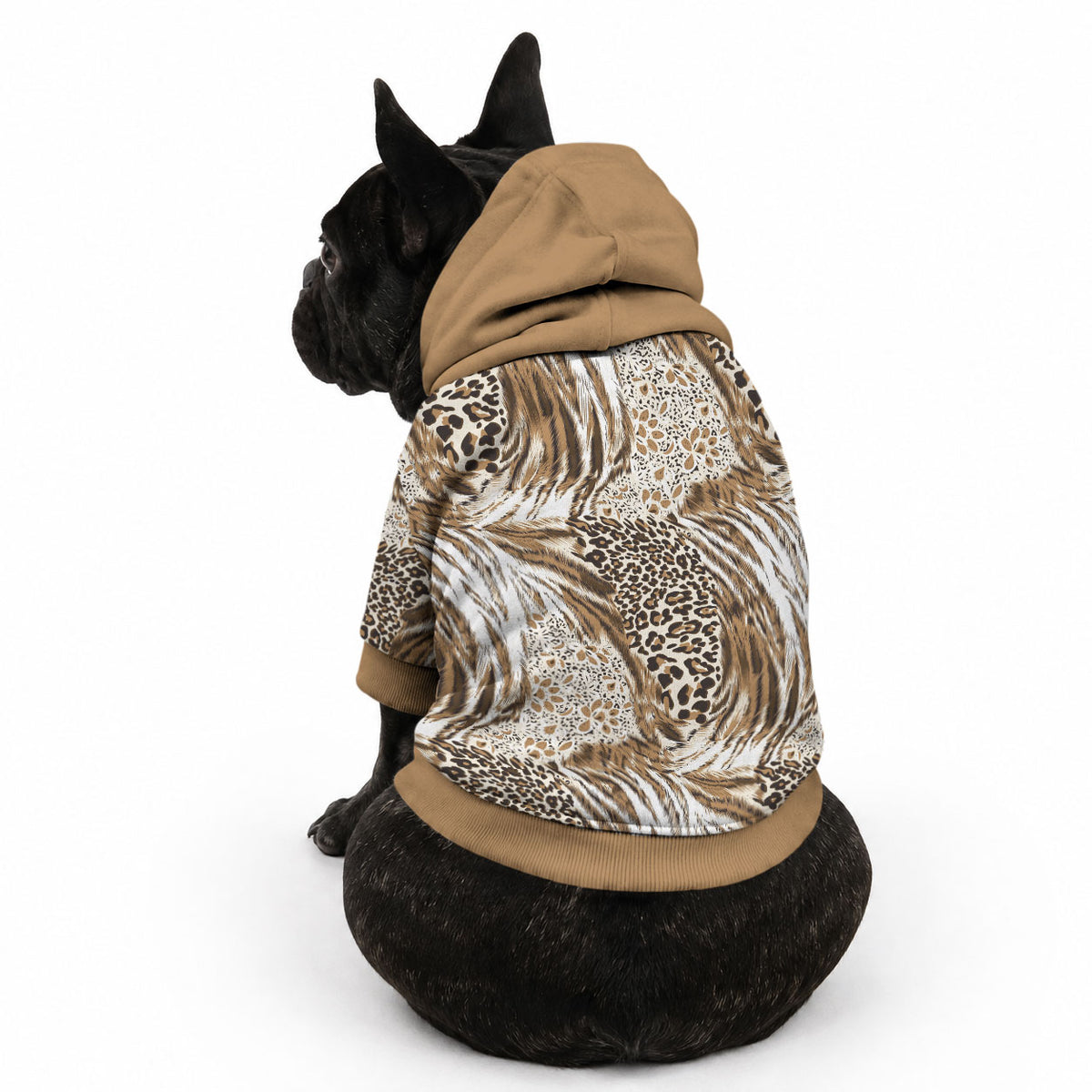 African Wild Animal Skins Pet Hoodie Leopard Pattern