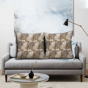 African Wild Animal Skins Pillow Cover Leopard Pattern