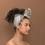 African Wild Animal Skins Simple Headwrap Leopard Pattern