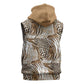 African Wild Animal Skins Sleeveless Hoodie Leopard Pattern - African Pride