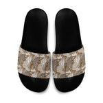 African Wild Animal Skins Slide Sandals Leopard Pattern