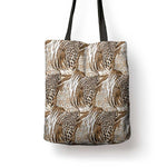 African Wild Animal Skins Tote Bag Leopard Pattern