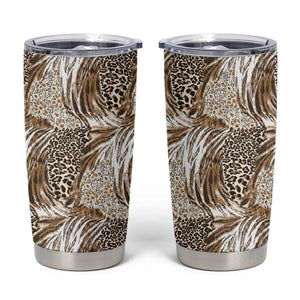 African Wild Animal Skins Tumbler Cup Leopard Pattern - African Pride