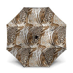 African Wild Animal Skins Umbrella Leopard Pattern