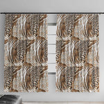 African Wild Animal Skins Window Curtain Leopard Pattern - African Pride