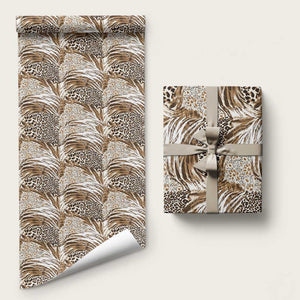 African Wild Animal Skins Wrapping Paper Leopard Pattern - African Pride