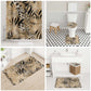 African Wild Animal Skins Bathroom Set Zebra Tiger Leopard Mix Skin