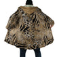 African Wild Animal Skins Cloak Zebra Tiger Leopard Mix Skin