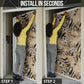 African Wild Animal Skins Door Cover Zebra Tiger Leopard Mix Skin