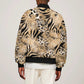 African Wild Animal Skins Sleeve Zip Bomber Jacket Zebra Tiger Leopard Mix Skin - African Pride