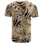 African Wild Animal Skins T shirt Zebra Tiger Leopard Mix Skin - African Pride