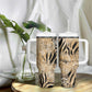 African Wild Animal Skins Tumbler With Handle Zebra Tiger Leopard Mix Skin - African Pride