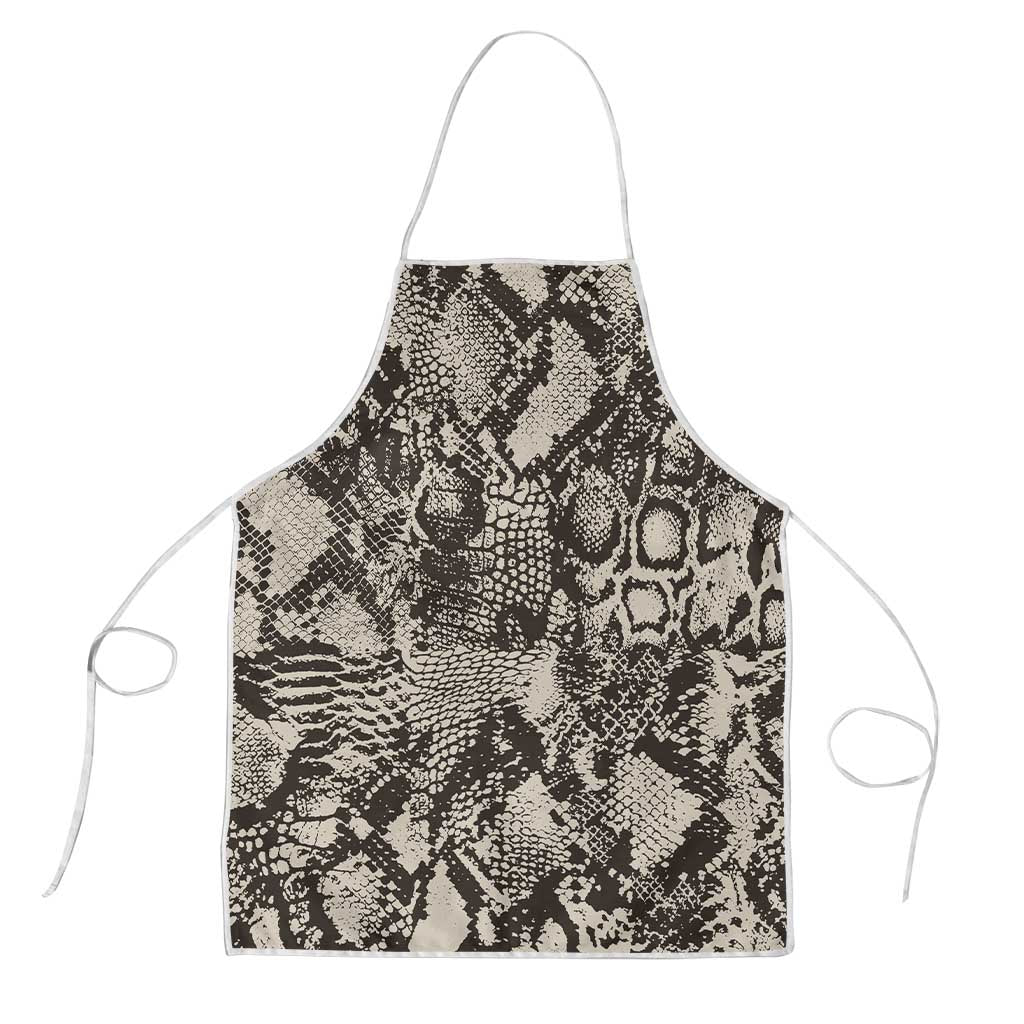 African Wild Animal Skins Apron Snake and Crocodile Mix Skin