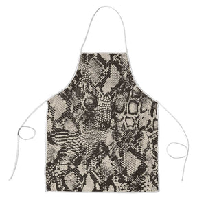 African Wild Animal Skins Apron Snake and Crocodile Mix Skin
