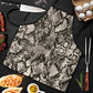 African Wild Animal Skins Apron Snake and Crocodile Mix Skin