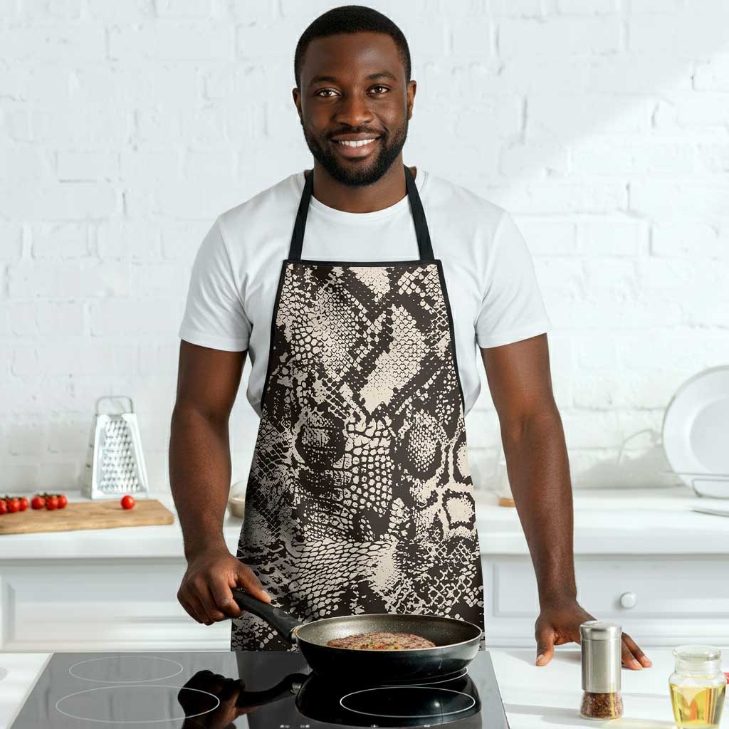 African Wild Animal Skins Apron Snake and Crocodile Mix Skin