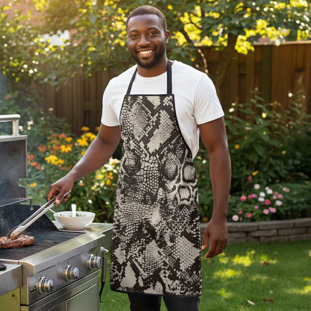 African Wild Animal Skins Apron Snake and Crocodile Mix Skin