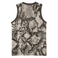 African Wild Animal Skins Basketball Jersey Snake and Crocodile Mix Skin LT9