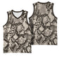 African Wild Animal Skins Basketball Jersey Snake and Crocodile Mix Skin LT9