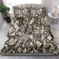African Wild Animal Skins Bedding Set Snake and Crocodile Mix Skin - African Pride