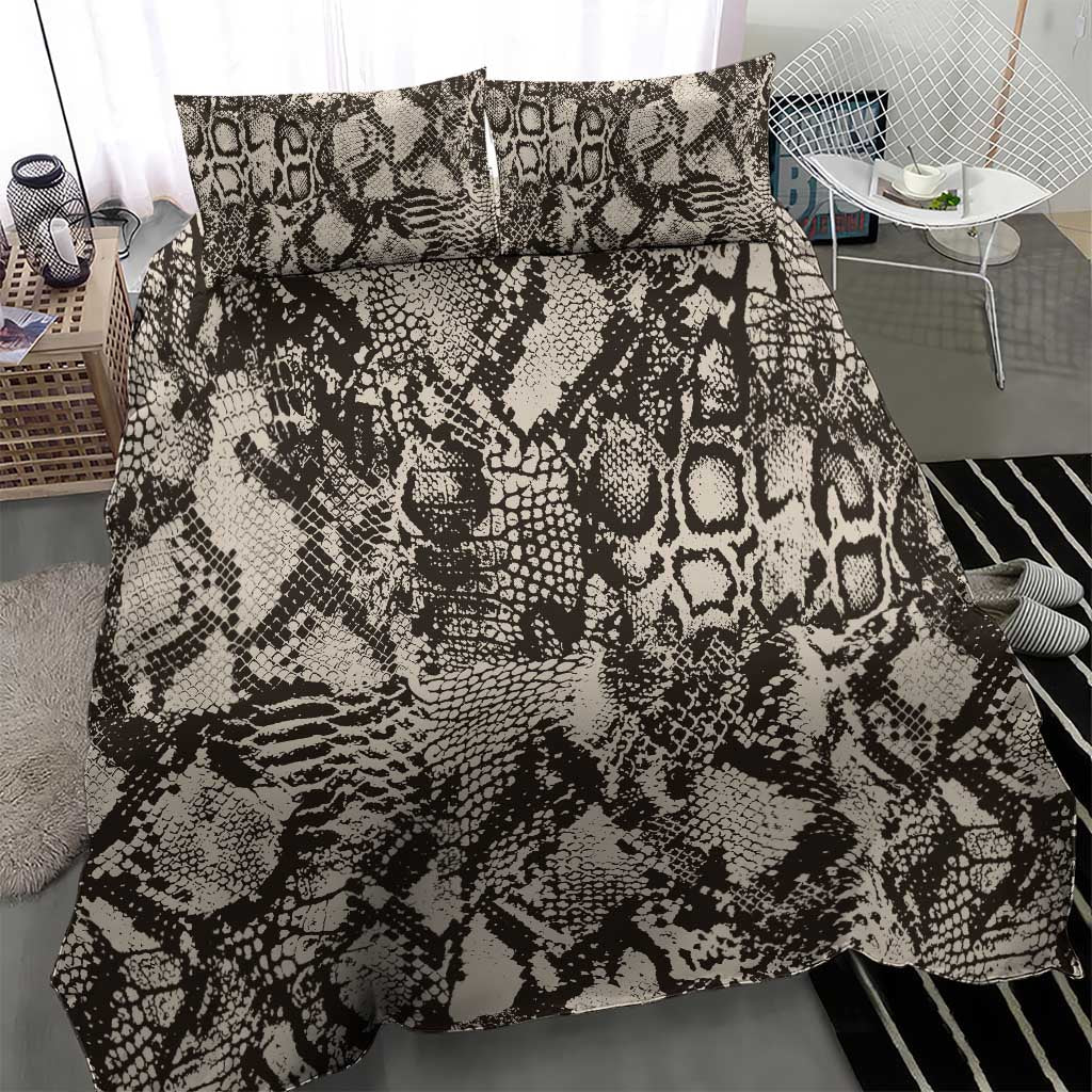 African Wild Animal Skins Bedding Set Snake and Crocodile Mix Skin - African Pride