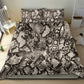 African Wild Animal Skins Bedding Set Snake and Crocodile Mix Skin - African Pride