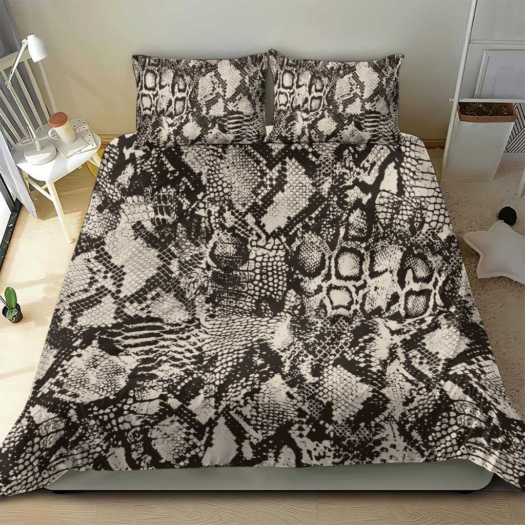 African Wild Animal Skins Bedding Set Snake and Crocodile Mix Skin - African Pride